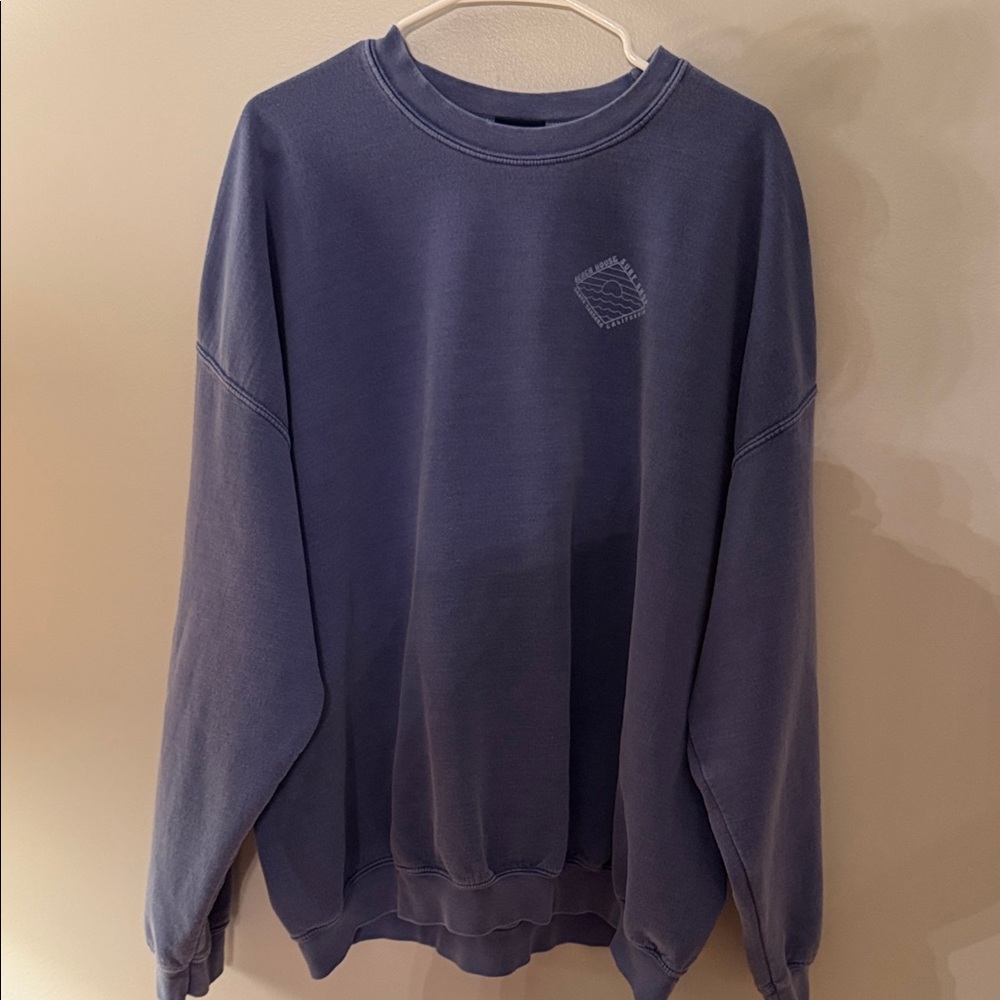 Stylish Blue Crewneck Sweater for Men